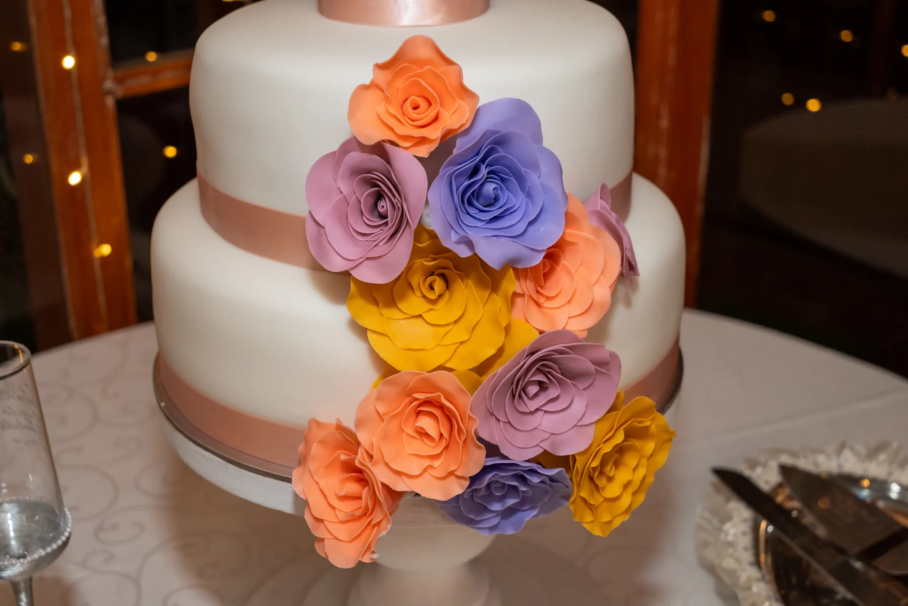 Torta de una boda real en Parrilla Criadores
